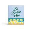 Album na zdjęcia Printworks Dolce Vita, haftowany, niebieski, 60 stron 28 x 21 cm