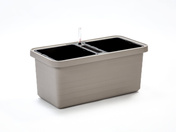 Plastia Berberis Duo Donica Samonawadniająca 78 x 39 cm - jasnoszary