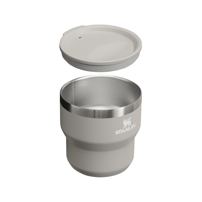 Kubek termiczny Stanley Stay Hot Stacking Cup 0,29 l, jasnoszary Ash