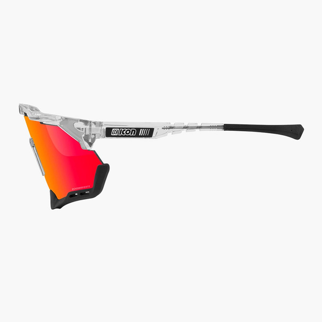 Okulary SCICON AEROSHADE XL Crystal Gloss/Black - SCNPP Multimirror Red
