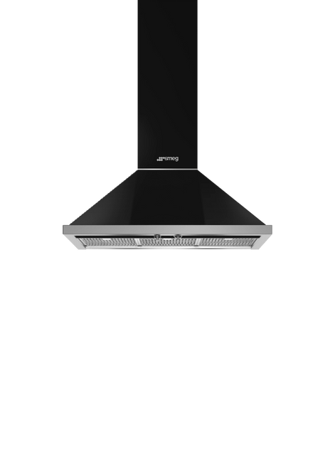 Smeg - Okap kuchenny, Portofino Portofino Kpf9Bl Czarny.