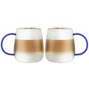 Komplet 2 szklanek z niebieskim uchem 400 ml Bolla 1135 - Vialli Design