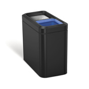 Kosz do segregacji Simplehuman Slim Open CW2105, 20 l (10 + 10 l), matowa czerń