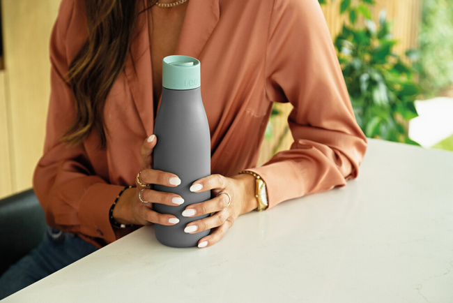 Leo Butelka termiczna z dwoma nakrętkami 0,5 l, miętowa - Berghoff