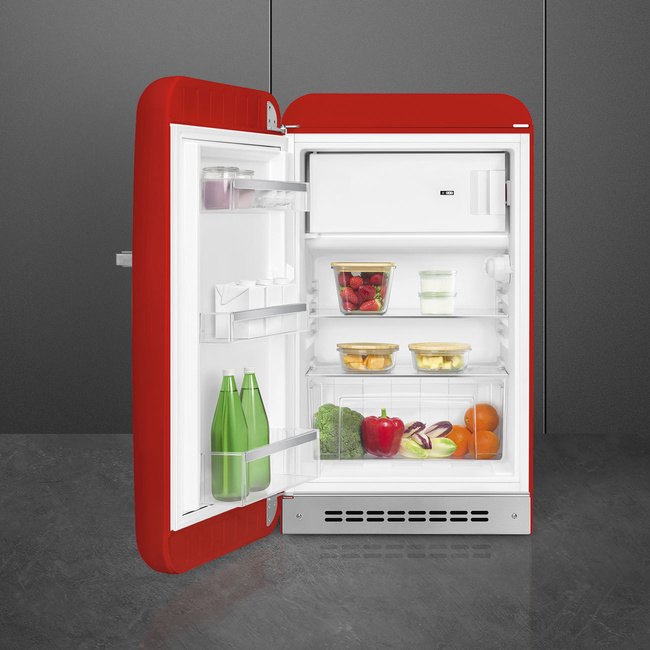 Smeg - Chłodziarko-zamrażarka FAB10LRD6 50'S STYLE - czerwony