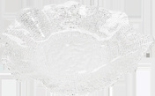 Patera 22 cm Transparentna Ivv