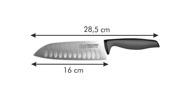 Nóż Santoku Precioso 16 cm - Tescoma