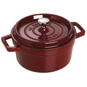 Staub La Cocotte garnek żeliwny okrągły 2.2 ltr, grenadynowy