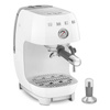 Smeg - Ekspres do kawy, kolbowy ECF03WHEU 50's Style - White