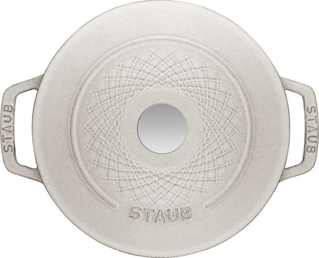 Staub Special Cocotte Garnek Żeliwny Okrągły 4 Ltr, Truflowy