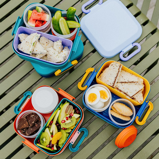 Lunchboxy dla dzieci Rikko Lagoon Sky Frog - Amuse