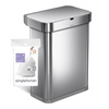 Worki na śmieci Simplehuman Custom Fit kod Q, 50 do 65 l, 60 szt., białe