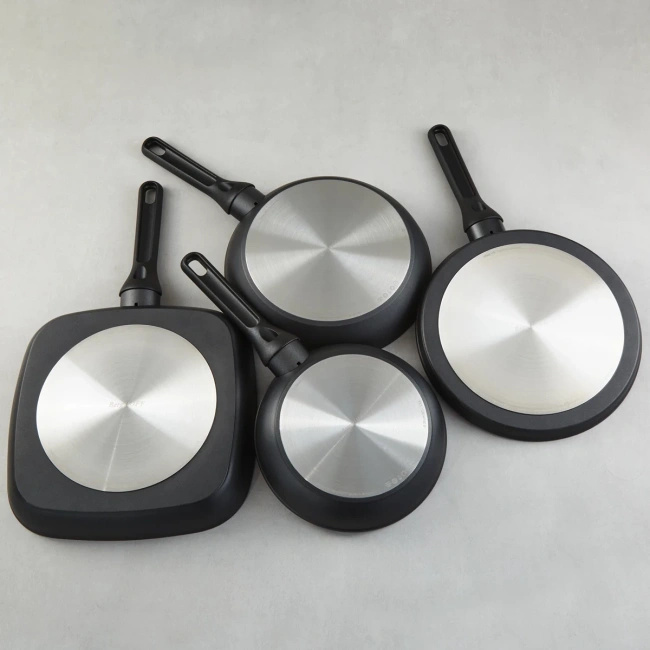 4-el. Zestaw patelni non-stick helix + łopatka balance - Berghoff