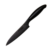 Nóż uniwersalny Samura Artifact 15 cm, czarne ostrze AUS-10, stalowa rękojeść