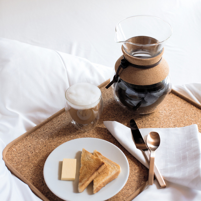 Bodum zaparzacz do kawy z filtrem stałym Pour Over 1l Cork