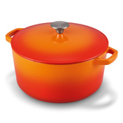 Garnek żeliwny 26 cm Orange Q-Time 102604 Brabantia
