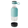 Butelka na wodę BOTTLE TO GO 600 ml, turkusowa, Lekue 