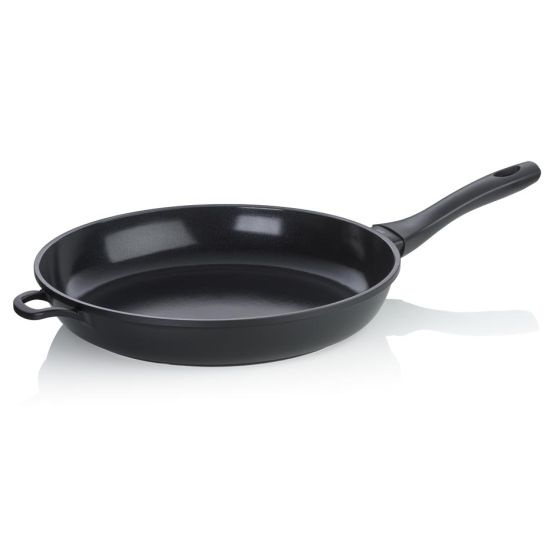 Patelnia ceramiczna 32 cm czarna atura - Kela