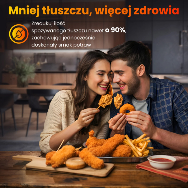 Extralink Home Air Fryer 4.2L Eu | Frytkownica Beztłuszczowa |