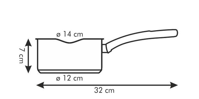 Rondelek Presto z dwustronnym dzióbkiem ø 14 cm, 1.0 l - Tescoma