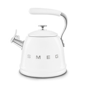 Smeg - Czajnik z Gwizdkiem, Biały 50's Style Wkf01wh