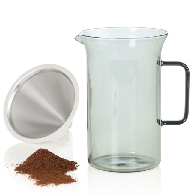 Zaparzacz przelewowy impact, szary 600ml - Adhoc