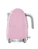 Smeg - Czajnik z regulacją temp., P. Róż 50's Style KLF04PKEU Pastelowy Róż