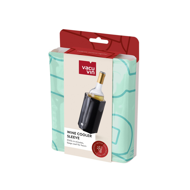 Rękaw chłodzący do wina Vacu Vin Active Cooler, wzór Jade