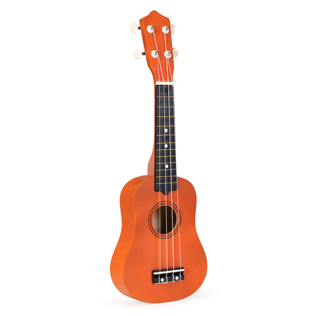 Gitara Ukulele dla dzieci drewniana 4 struny nylonowe