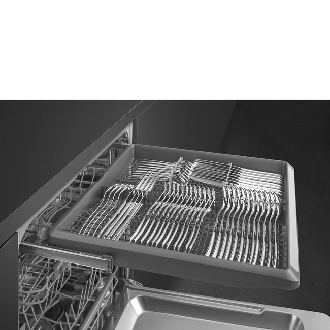 Smeg - Zmywarka do naczyń, 45 cm Universal ST4523IN Czarny (panel sterowania)