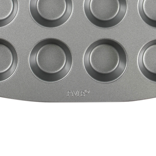 Forma do 24 mini muffinek PME z powłoką nieprzywierającą, stal węglowa
