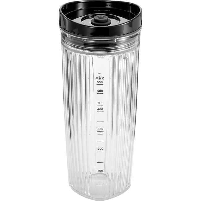 Bidon do blendera z pokrywką próżniową 550 ml czarny - Zwilling