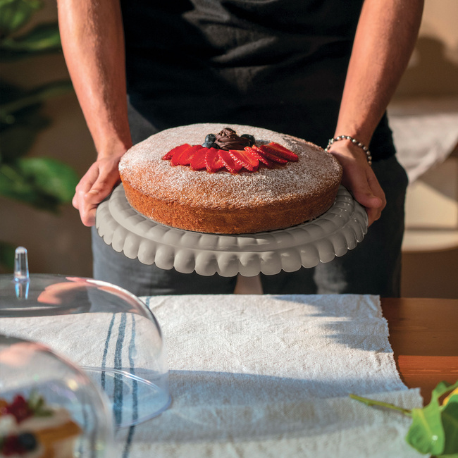 Patera na ciasto średnica 30 cm, Taupe - Guzzini