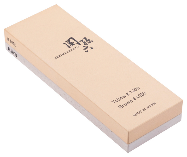 Kamień do ostrzenia 1000/4000 w etui Seki Magoroku - Kai