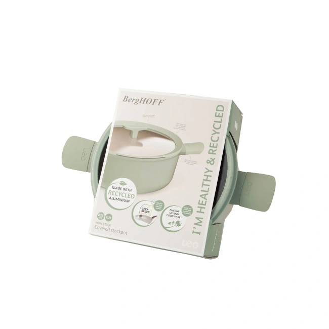 Garnek z pokrywą Balance Eco Green 28 cm, 6,2 l - Berghoff