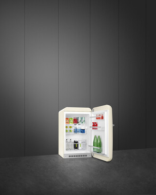 Smeg - Happybar FAB10HRCR6 50'S RETRO STYLE - kremowy