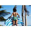 ręczniki plażowe szybkoschnące do plaży Bondi Blue L 160x90cm - Dock & Bay