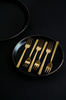 Komplet 6 Łyżeczek Do Herbaty Piano Gold W Pudełku 29507