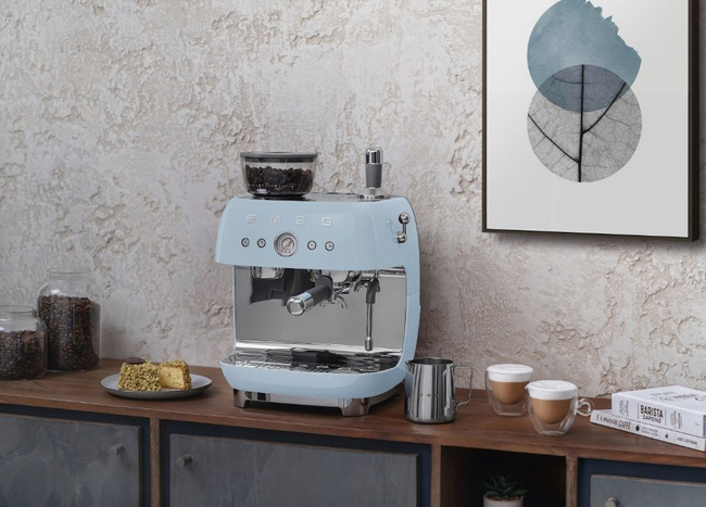 Smeg - Ekspres do kawy 50's Style - BLEU