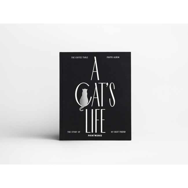 Album na zdjęcia kota Printworks A Cat's Life XL, czarny, 60 stron