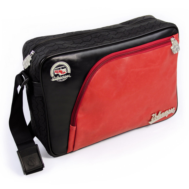 Vw Torba Vintage Bus L Red-Black - Brisa