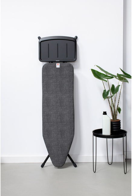 Deska do prasowania Brabantia B 124 x 38 cm, Denim Black, podstawa na generator pary