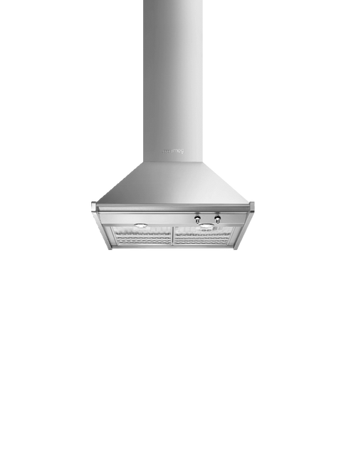 Smeg - Okap Kuchenny Classica Kd70Xe Stal Nierdzewna (Chromowane Pokrętła)