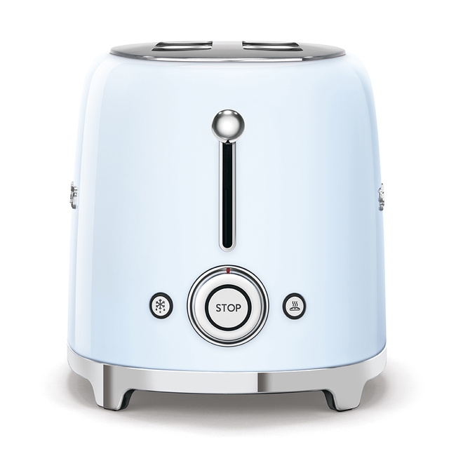 Zestaw Smeg - Czajnik + Toster na 2 kromki pastelowy błękit