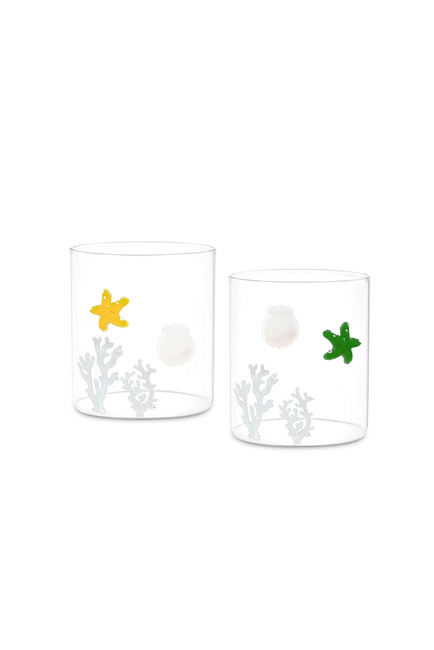 Lieve Zestaw 2 Szklanek Motyw Morze - 400 Ml - Rose&Tulipani