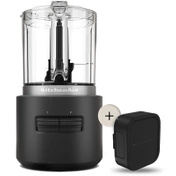 Bezprzewodowy mini malakser KitchenAid Go 5KFCR531BM, czarny mat