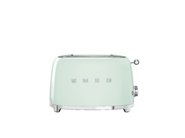 Smeg - Toster, Dwie kromki, Pastelowa zieleń 50's style TSF01PGEU pastelowa zieleń.