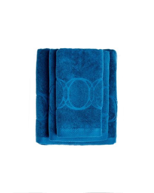 Ręcznik do rąk Monogram Opus 50x100cm Morski - Officine Monogram