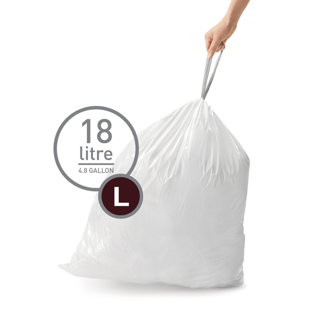 Worki Na Śmieci 1l, 20 Szt - Simplehuman