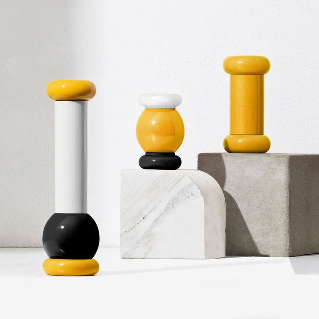 Młynek do przypraw 14 cm żółty Alessi